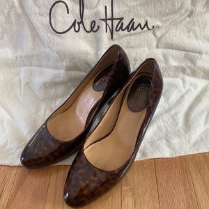 Cole Haan Nike Air Women’s Tortoise Heels/Pumps- Size 7B